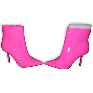 INC Holand Pointed-Toe Dress Bootie in Barbie pink Women’s 5.5M (US) NIB